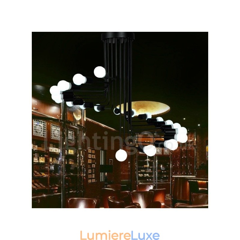 Lustre contemporain noir