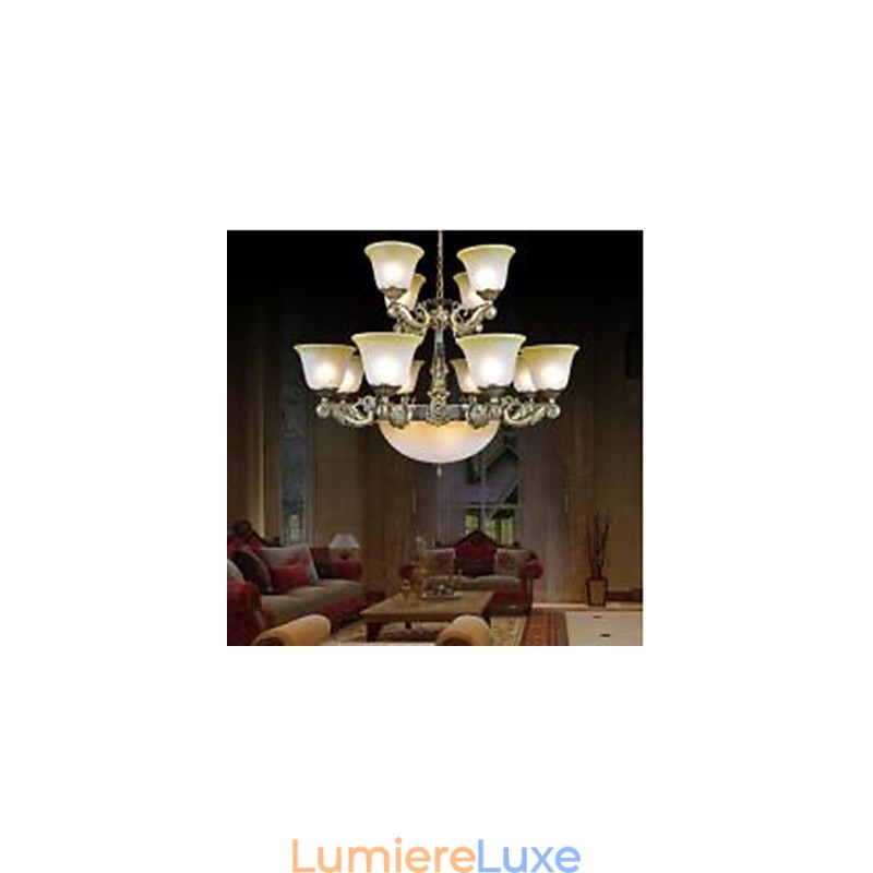 Lustre Traditionnel Classique Vintage Rétro Métal