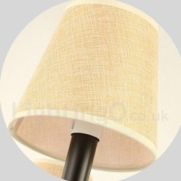 Lustre rétro à 6 lampes à un seul niveau