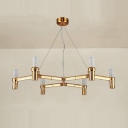 Lustre contemporain moderne à 6 niveaux