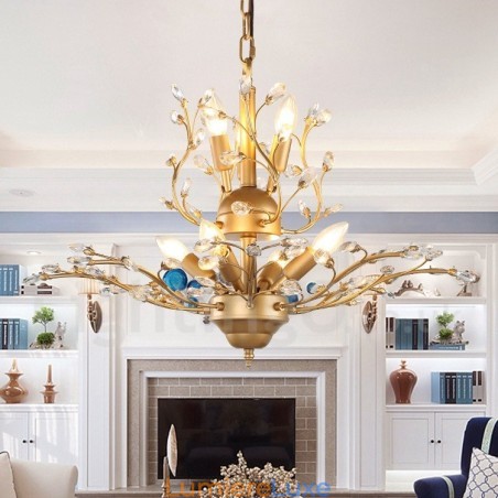 Lustre contemporain moderne à 7 lumières, hauteur 60 cm, largeur 45 cm Lustre contemporain moderne à 7 lumières, hauteur 60 cm, largeur 45 cm