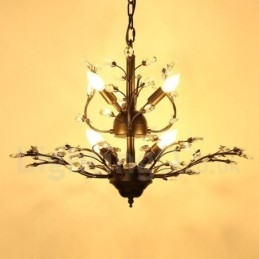 Lustre contemporain moderne à 7 lumières, hauteur 60 cm, largeur 45 cm