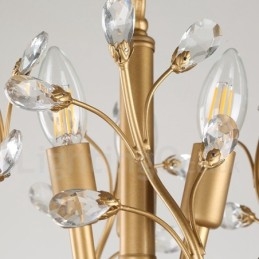 Lustre contemporain moderne à 7 lumières, hauteur 60 cm, largeur 45 cm