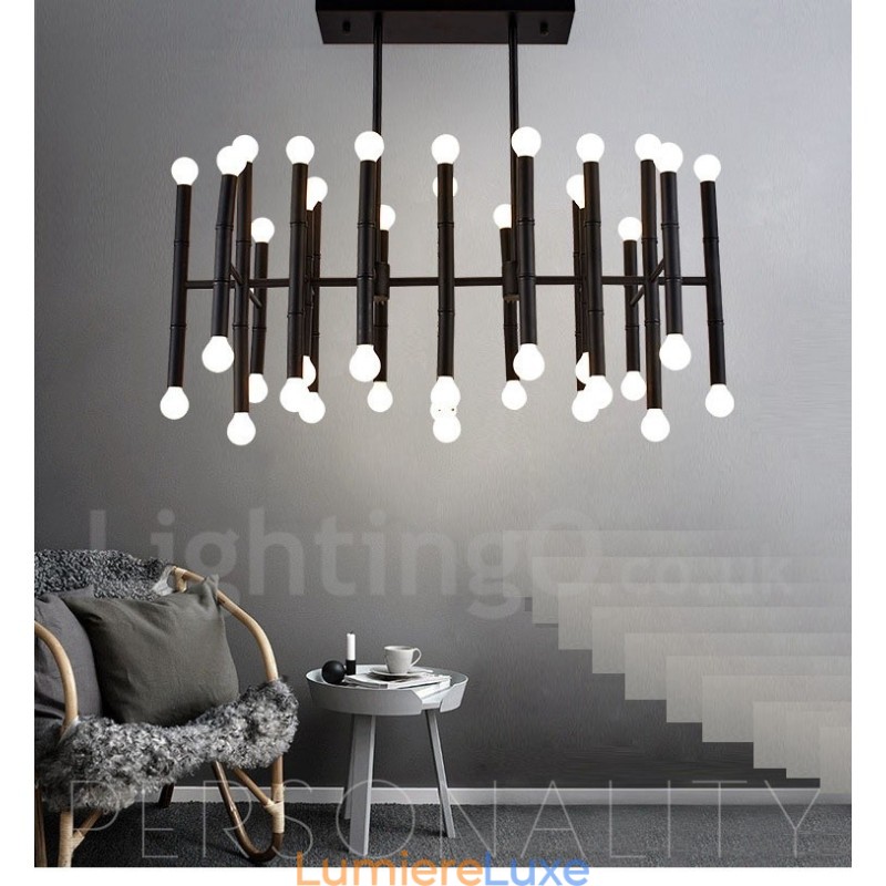 Lustre contemporain moderne à 42 lumières pour la lumière