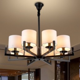 Lustre contemporain moderne à 8 niveaux