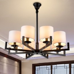 Lustre contemporain moderne à 8 niveaux