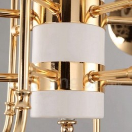 Lustre à 12 lumières de style contemporain moderne