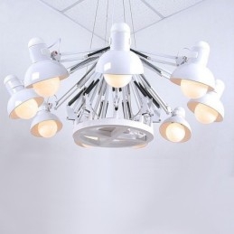 Lustre contemporain moderne à 12 niveaux
