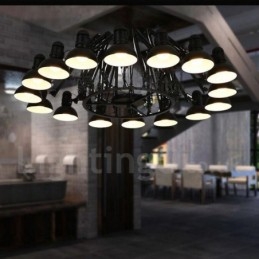 Lustre contemporain moderne à 16 niveaux