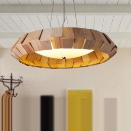 Suspension en bois moderne et contemporaine