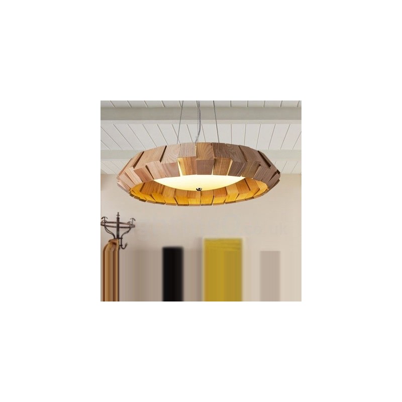 Suspension en bois moderne et contemporaine