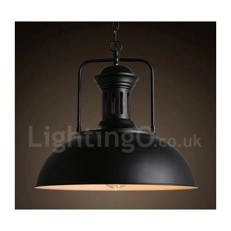 Suspension vintage en métal Black Country Suspension vintage en métal Black Country
