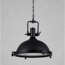 Suspension en métal vintage noir