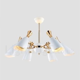 Lustre contemporain moderne à 6 lumières