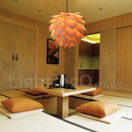 Suspension en bois de pin rustique Lodge