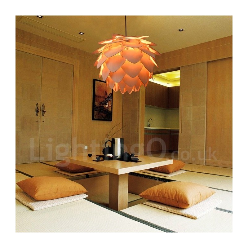 Suspension en bois de pin rustique Lodge