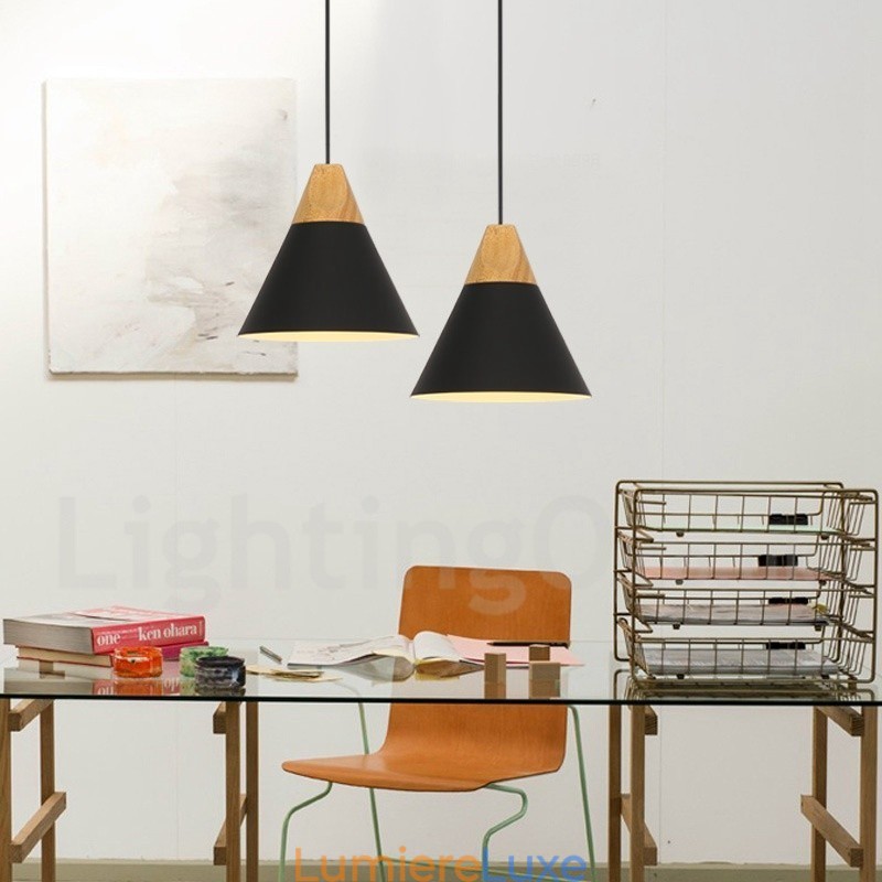 Suspension moderne et contemporaine à 1 lumière