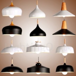Suspension moderne et contemporaine à 1 lumière