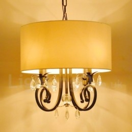 Suspension tambour en métal Rustic Lodge