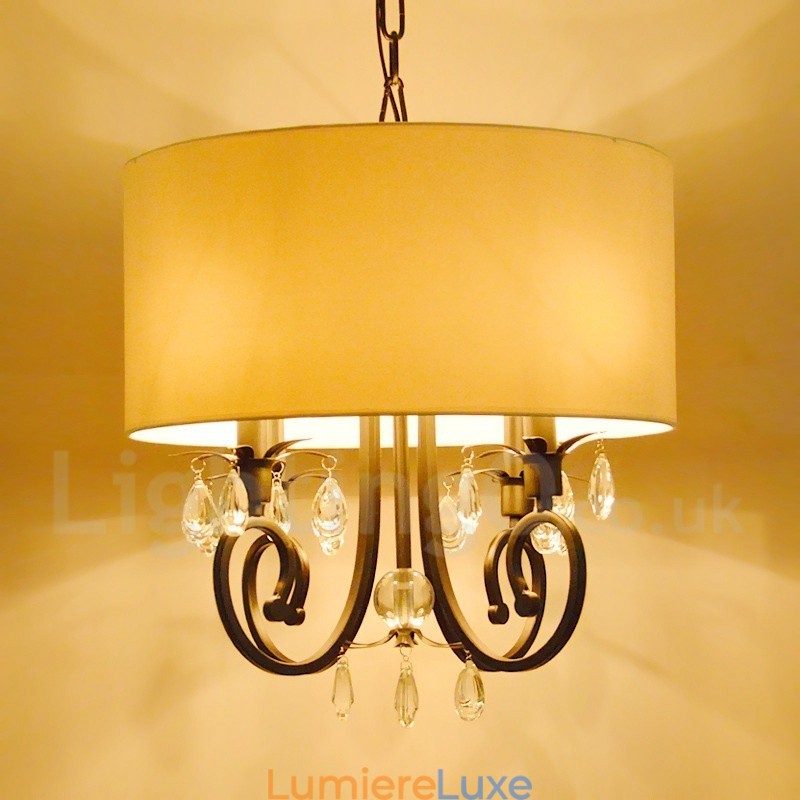 Suspension tambour en métal Rustic Lodge