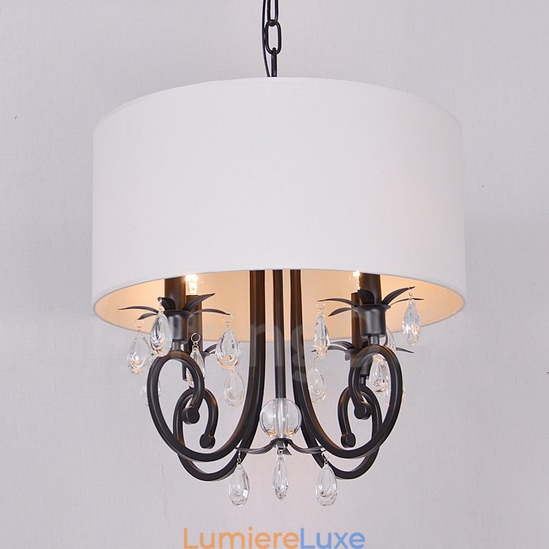 Suspension tambour en métal Rustic Lodge