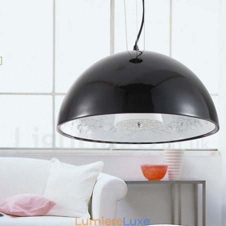 Suspension rustique noire à 1 lumière Suspension rustique noire à 1 lumière