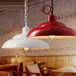 Suspension rétro vintage à 1 lumière
