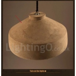 Suspension simple en béton moderne et contemporain