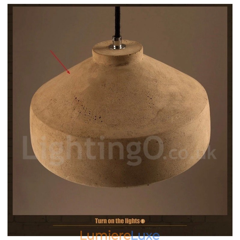Suspension simple en béton moderne et contemporain
