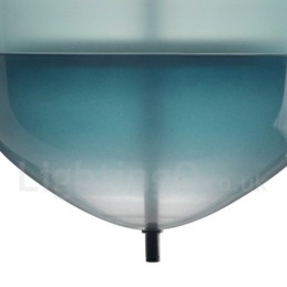 Suspension contemporaine moderne à dégradé de couleurs avec abat-jour en verre