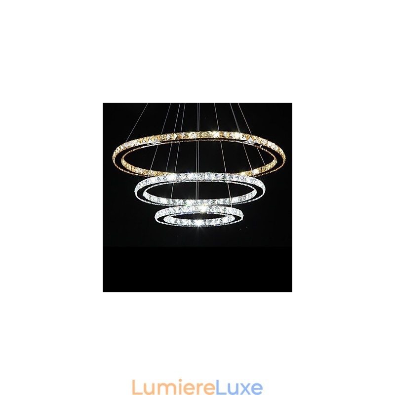 Plafonniers avec anneau en cristal de style tendance