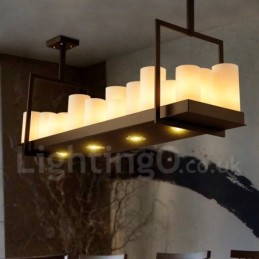 Suspension chandelier vintage Rustic Lodge