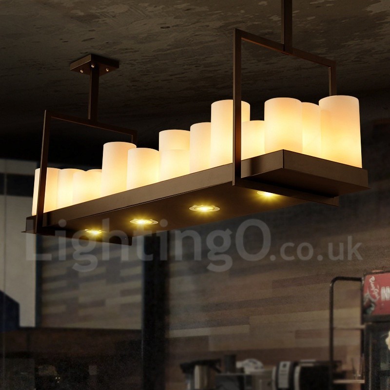Suspension chandelier vintage Rustic Lodge