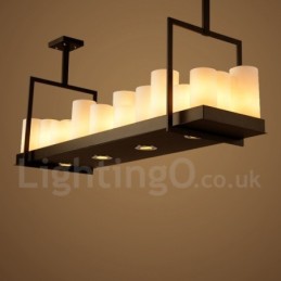 Suspension chandelier vintage Rustic Lodge