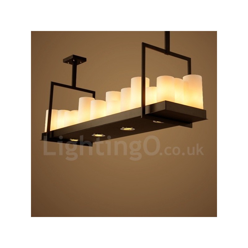 Suspension chandelier vintage Rustic Lodge