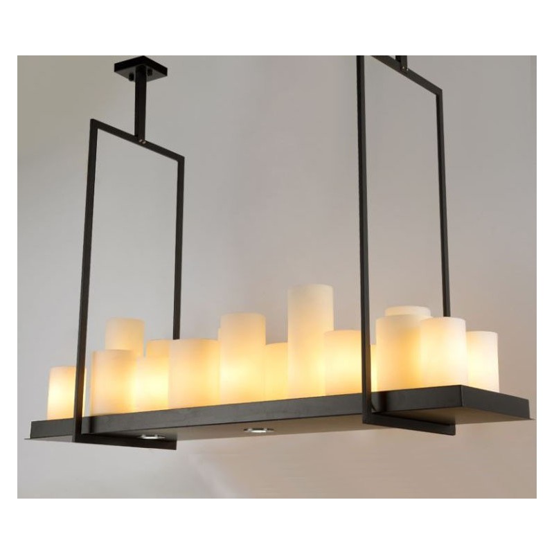 Suspension chandelier vintage Rustic Lodge