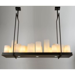 Suspension chandelier vintage Rustic Lodge
