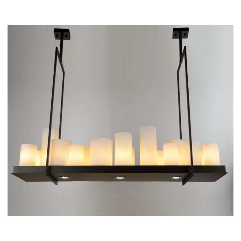 Suspension chandelier vintage Rustic Lodge