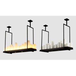 Suspension chandelier vintage Rustic Lodge