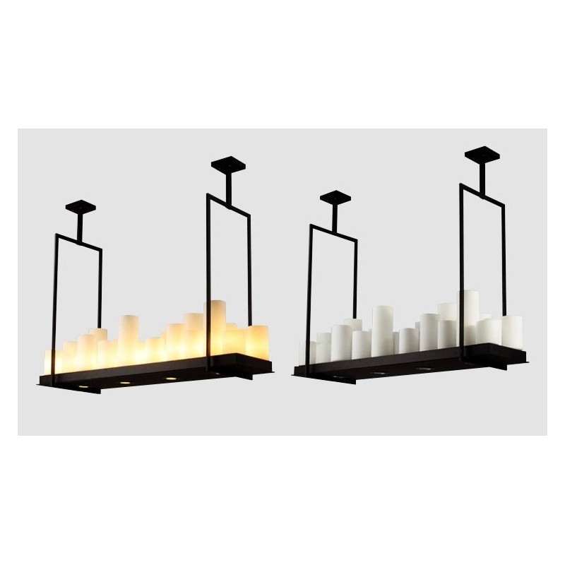 Suspension chandelier vintage Rustic Lodge