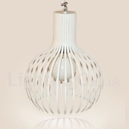 Suspension globe moderne et contemporaine en métal à 1 lumière