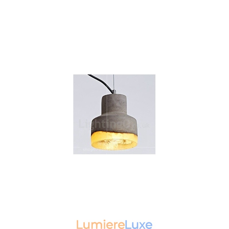 Suspension contemporaine moderne en béton à 1 lumière