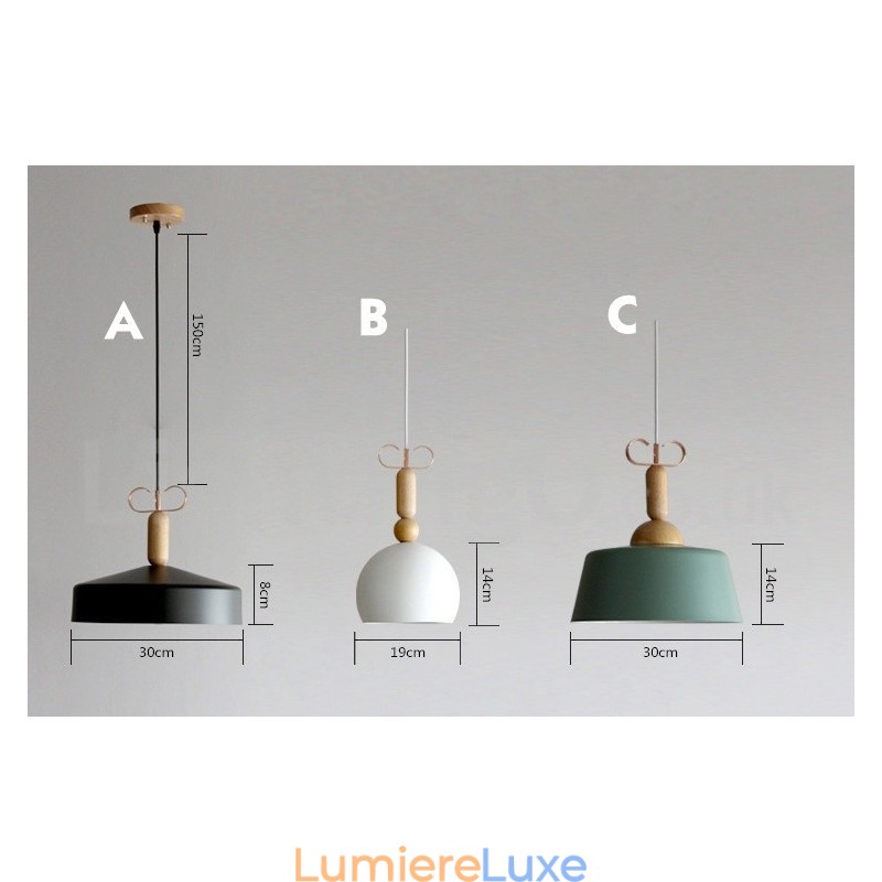 Suspension multicolore contemporaine moderne