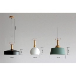 Suspension multicolore contemporaine moderne
