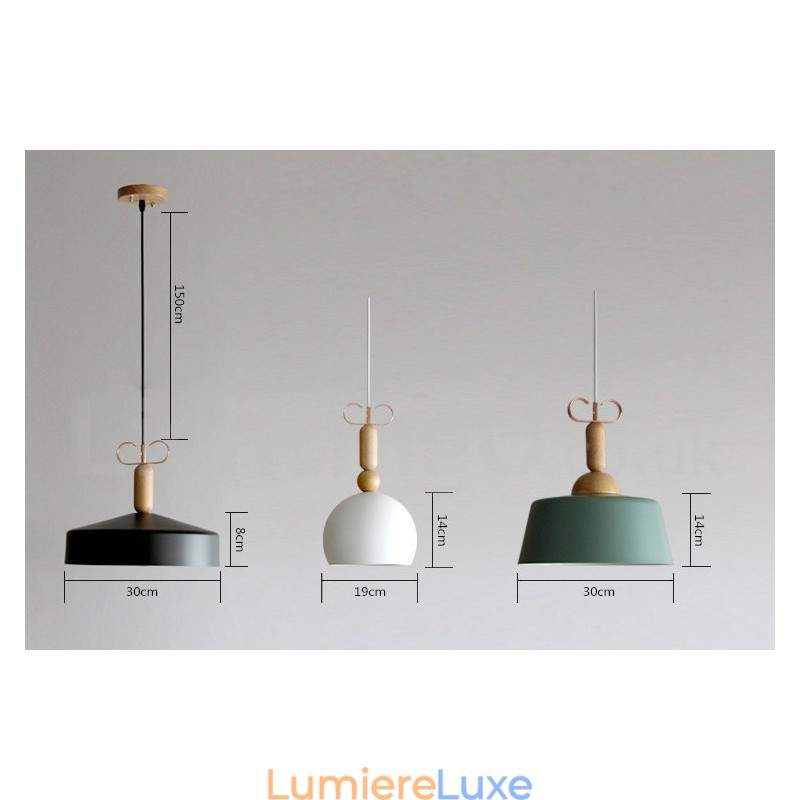 Suspension multicolore contemporaine moderne