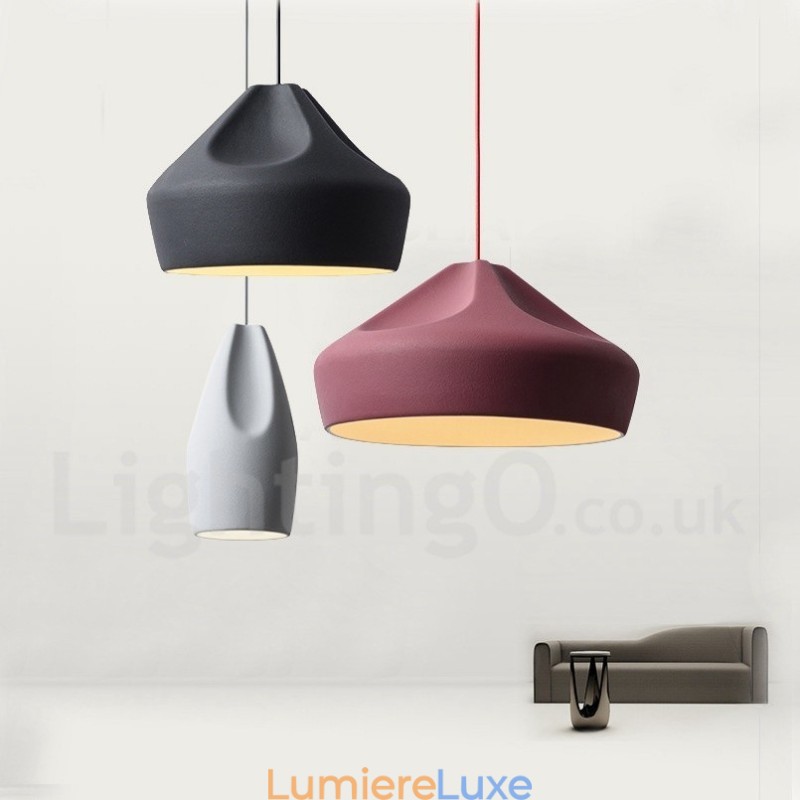 Suspension moderne contemporaine multicolore
