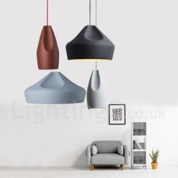 Suspension moderne contemporaine multicolore