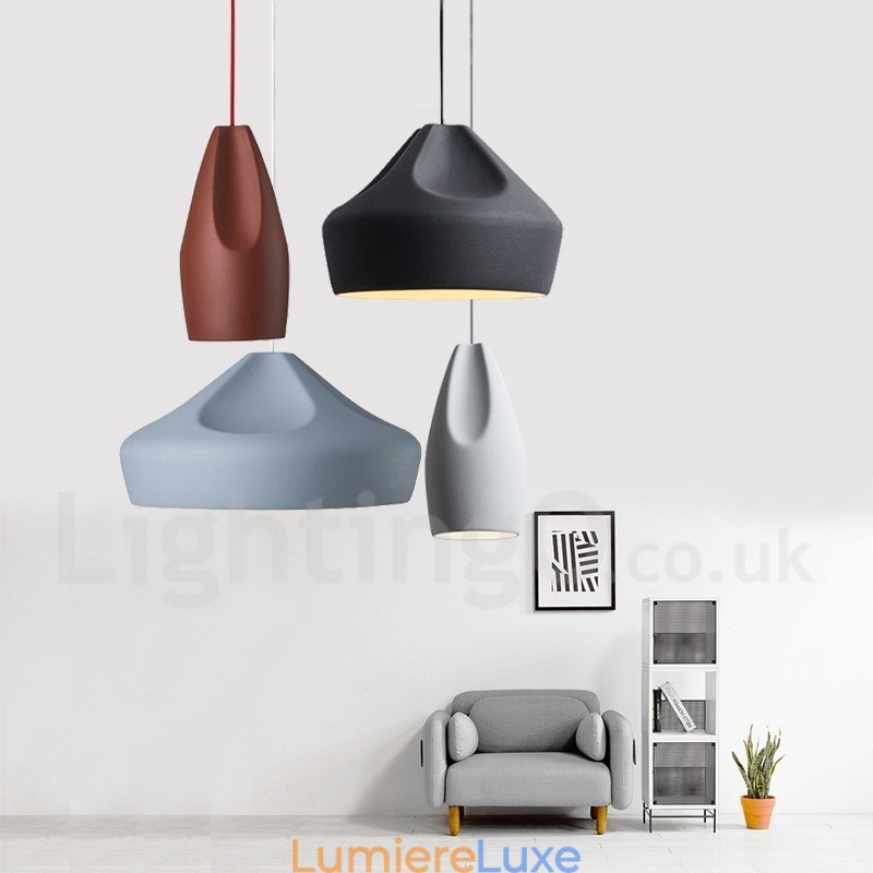 Suspension moderne contemporaine multicolore