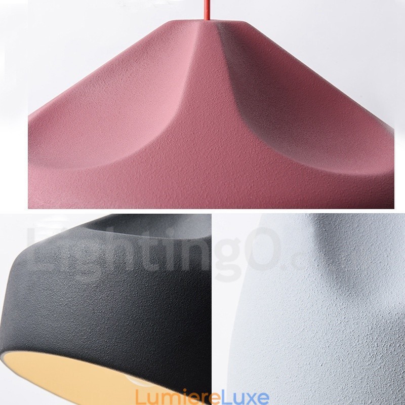 Suspension moderne contemporaine multicolore