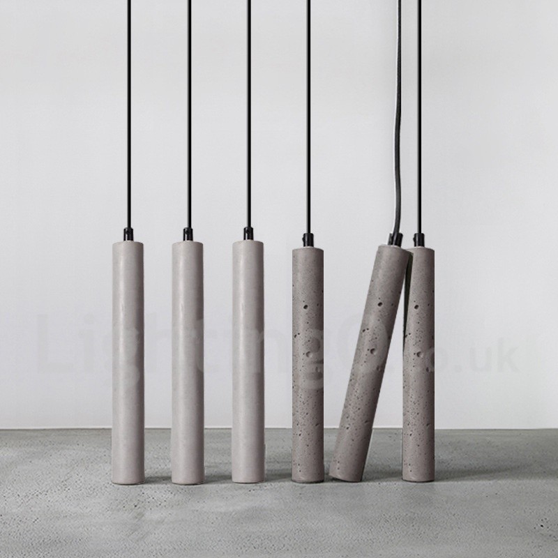 Suspension contemporaine moderne en béton à 1 lumière
